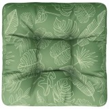 Cumpara ieftin Perna de paleti, model frunze, 60x60x12 cm, textil