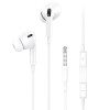 Casti In-Ear Usams EP-41, Microfon, Jack 3.5mm, Alb