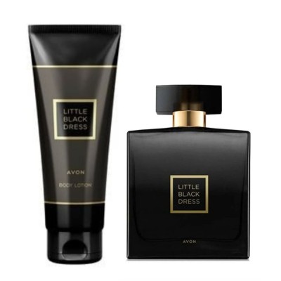 Set cadou pentru femei: Apa de parfum Little Black Dress 50 ml, Lotiune de corp Little Black Dress, aroma florala orientala eleganta foto