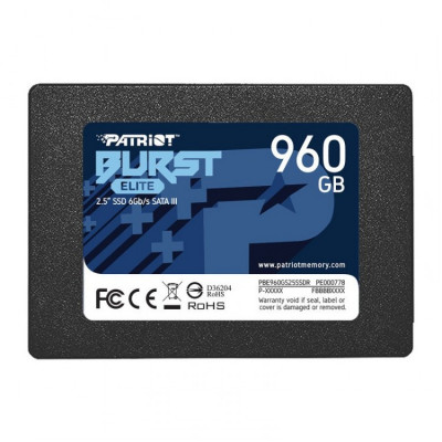 SSD Patriot Burst Elite, 960 GB, 2.5 Inch, SATA 3 foto