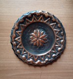 Farfurie Decorativa CUPRU METALOPLASTIE VINTAGE