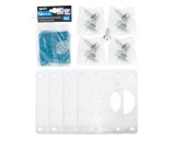 Set placi pentru reparera balamale, 4 bucati, Geko G64977