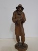 Statueta vintage cu un batranel