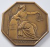 Jeton Notari Franta, Bronz, 32mm, 13.89g, Numismatica