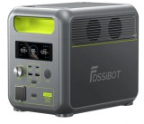 Cumpara ieftin Statie de incarcare portabila Fossibot F1200 Verde, 1200W, 1024Wh, Ecran LCD, Protectie BMS, 7 iesiri, Lanterna LED, SOS