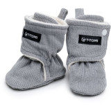 T-TOMI Booties Grey botoșei pentru copii 0-3 months Warm