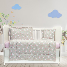 Lenjerie MyKids Dancing Bunny 4 Piese 120x60