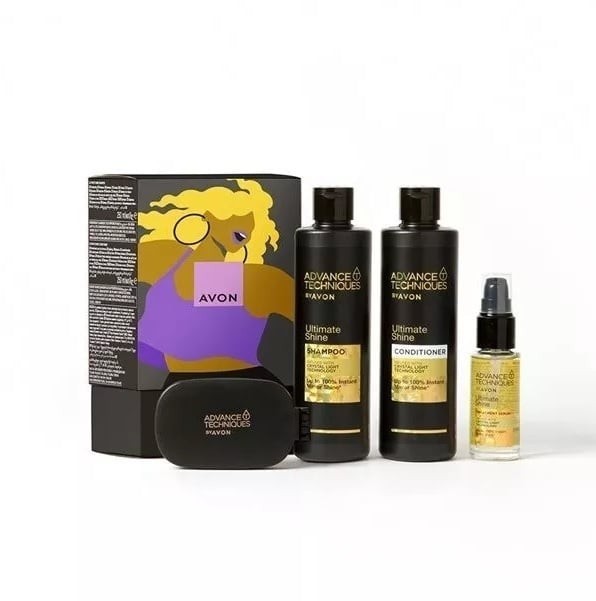 AVON Advance Techniques , Set cadou pentru stralucirea radianta a parului