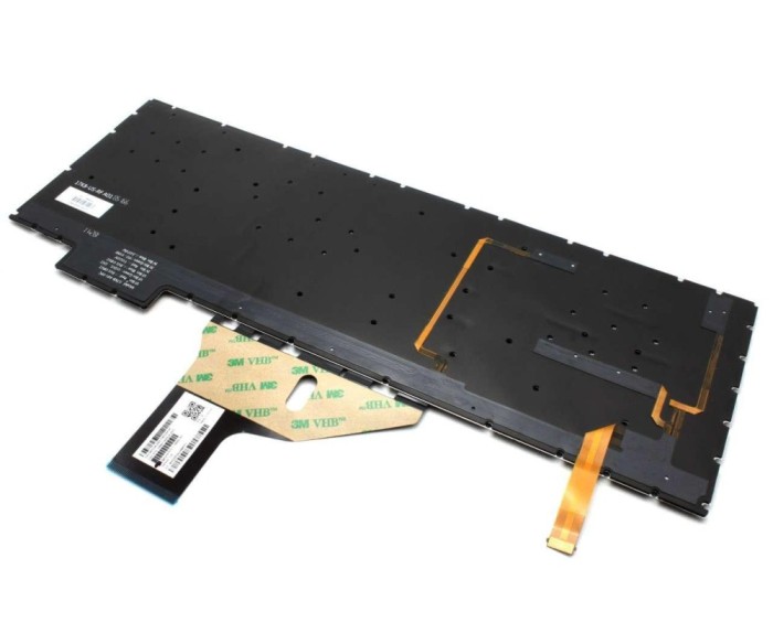 Tastatura HP 15-ce iluminata layout US fara rama enter mic, BHDZR3ALKB6FFY iluminata layout US fara rama enter