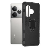 Hus&Auml; pentru realme gt 6 / gt 6t - inel magnetic tip suport - negru