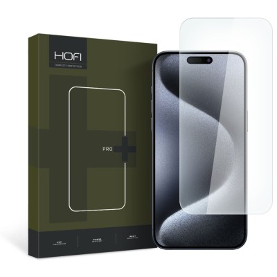Folie de protectie Hofi Glass Pro+ pentru Apple iPhone 15 Pro Transparent foto