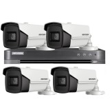 Sistem de supraveghere HIKVISION 4 camere 8MP 4 in 1, IR 60m, DVR 4 canale 4K 8MP