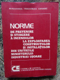 NORME DE PREVENIRE SI STINGERE A INCENDIILOR LA EXPLOATAREA CONSTRUCTIILOR ...