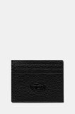 Diesel carcasă din piele HISSU EVO CARD CASE culoarea negru, X09018.P0685