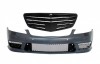 Bara Fata Mercedes S-Class W221 (2005-2012) S63 S65 Design cu Grila Centrala Negru Lucios Performance AutoTuning, KITT