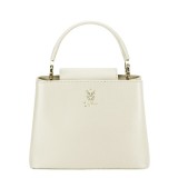 Cumpara ieftin Geanta crem din piele naturala 8950 119