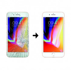 Manopera Inlocuire Display iPhone 8 Plus Alb foto