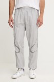 adidas Originals pantaloni de trening culoarea gri, cu imprimeu, JP1135