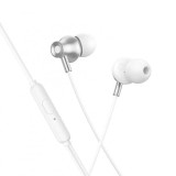 Handsfree 3.5mm HOCO M119, Argintiu
