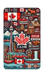 eSIM Canada, 50GB, 30 Days, Standard