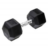 Orange Gym Ganteră hexagonală, negru, 20 kg