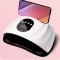 Lampa Profesionala 2 in 1 cu suport telefon , 168W, 57 LED-UV, Display Digital,