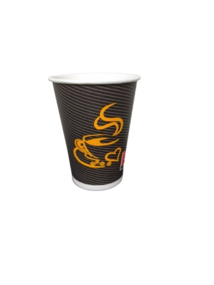 Pahare carton automate Genius negre, 7oz
