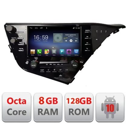 Navigatie Toyota Camry 2017-2021 V2 Android radio gps internet Octa Core 8+128 LTE kit-camry-2018-plus+EDT-E609 CarStore Technology