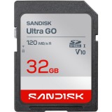 Card Memorie SDHC SanDisk Ultra GO, 32Gb, Clasa 10 / UHS-1 U1 SDSDUGN-032G-GN6IN