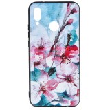 Toc TPU+PC UV Print 3D Huawei P20 Lite Flowers