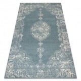 Covor de lana ABBY 486.24.LA500 OSTA Ornament, cadru, clasic albastre / bej, 200x300 cm