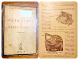 G683-Carte editie veche-Principii de Electrotehnica-S. G. Gorjan 1939- 1943 cu continut foarte elaborate si bogat, marimi: 22/ 16 cm, 558 pagini.