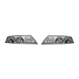 Set faruri tuning Skoda Octavia 2 (1Z3/1Z5) LB 06.2004-09.2008/ Combi 04.2005-09.2008/ BestAutoVest partea Dreapta/ Stanga, cu lumina parcare LED, cu, Rapid