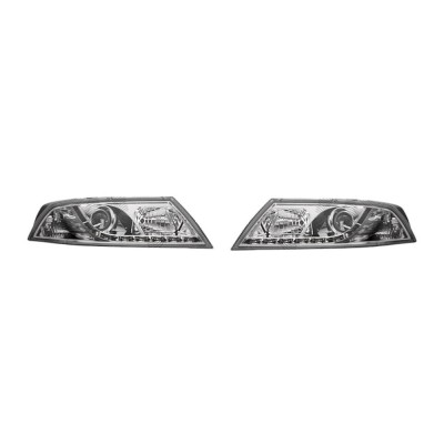 Set faruri tuning Skoda Octavia 2 (1Z3/1Z5) LB 06.2004-09.2008/ Combi 04.2005-09.2008/ BestAutoVest partea Dreapta/ Stanga, cu lumina parcare LED, cu foto