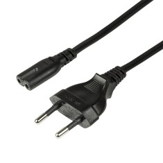 CABLU alimentare LOGILINK casetefon, 3m, intrare Euro plug, iesire C7, 10A, testat VDE, black, &quot;CP145&quot; (timbru verde 0.18 lei)