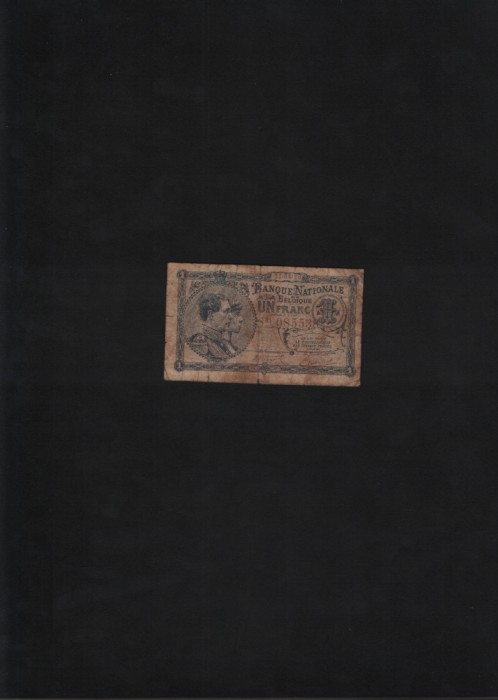 1 franc Belgia 1920 seria085538