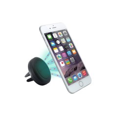 SUPORT TELEFON MAGNETIC CU FIXARE IN GRILA DE VENTILATIE - NEGRU