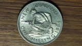 Noua Zeelanda - moneda de colectie - 1 shilling 1964 UNC - Elisabeta II / aborigen Māori - senzationala !