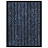 VidaXL Covoraș intrare, albastru cu dungi, 40x60 cm