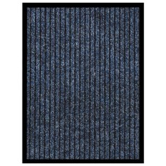 vidaXL Covoraș intrare, albastru cu dungi, 40x60 cm