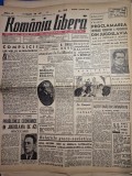 ziarul romania libera 1 decembrie 1945 - maresalul tito ,ana pauker ,iuliu maniu,partidele istorice si populatia evreiasca