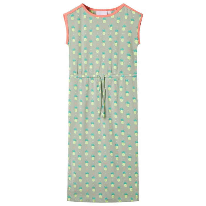 Rochie pentru copii, verde mentă antichizat, 128 11312