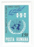 Romania, LP 746/1970, 25 de ani de la infiintarea O.N.U., MNH, Nestampilat