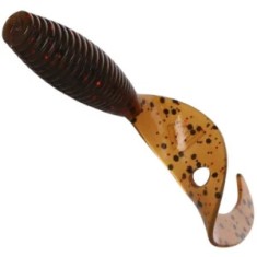 Twister Mikado Grub, Brown Pumpkin, 3.8cm, 10buc/pac foto