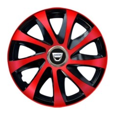 Set 4 capace roti Drift extra red R14 pentru gama Dacia