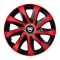 Set 4 capace roti Drift extra red R15 pentru gama Dacia