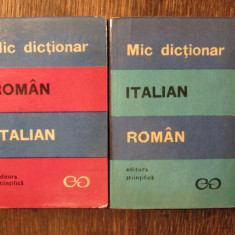 Mic dicționar român-italian / italian-român (2 vol.)