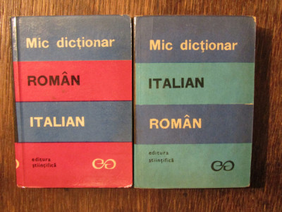 Mic dicționar rom&amp;acirc;n-italian / italian-rom&amp;acirc;n (2 vol.) foto