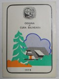 ODIHNA SI CURA BALNEARA , GHID AL STATIUNILOR IN FUNCTIE DE AFECTIUNI , 1978