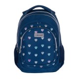 Ghiozdan scolar Astra Head, 3 compartimente, design Inimi